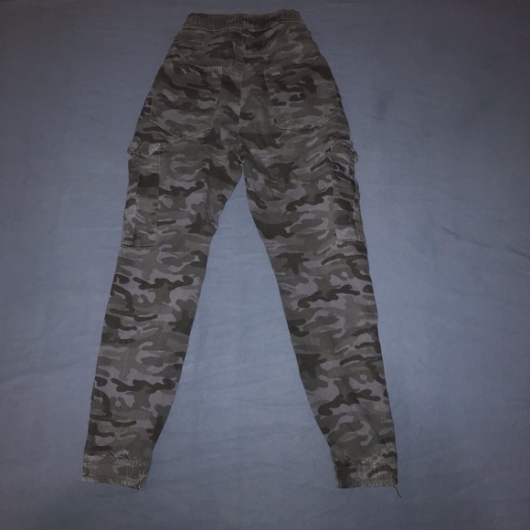 Black and blue cargo pants, size 12 cotton 85%, for causal occasions - Picture 2 of 3